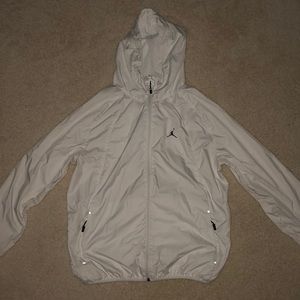 Men’s White rainproof Jordan jacket